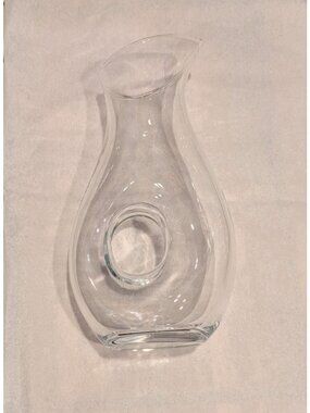 Wine Carafe Decanter pitcher donut Hole Center made in Poland